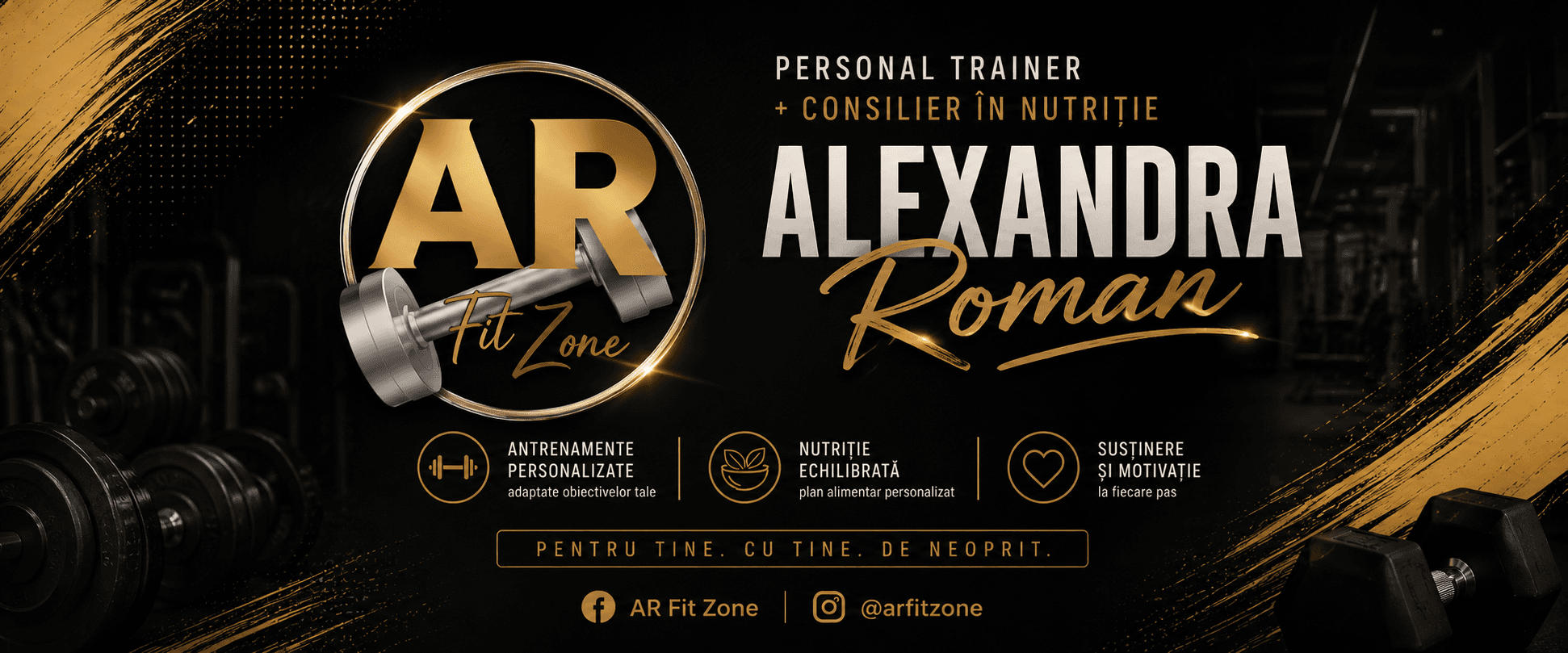 Alexandra Roman — Personal Trainer & Consilier în Nutriție